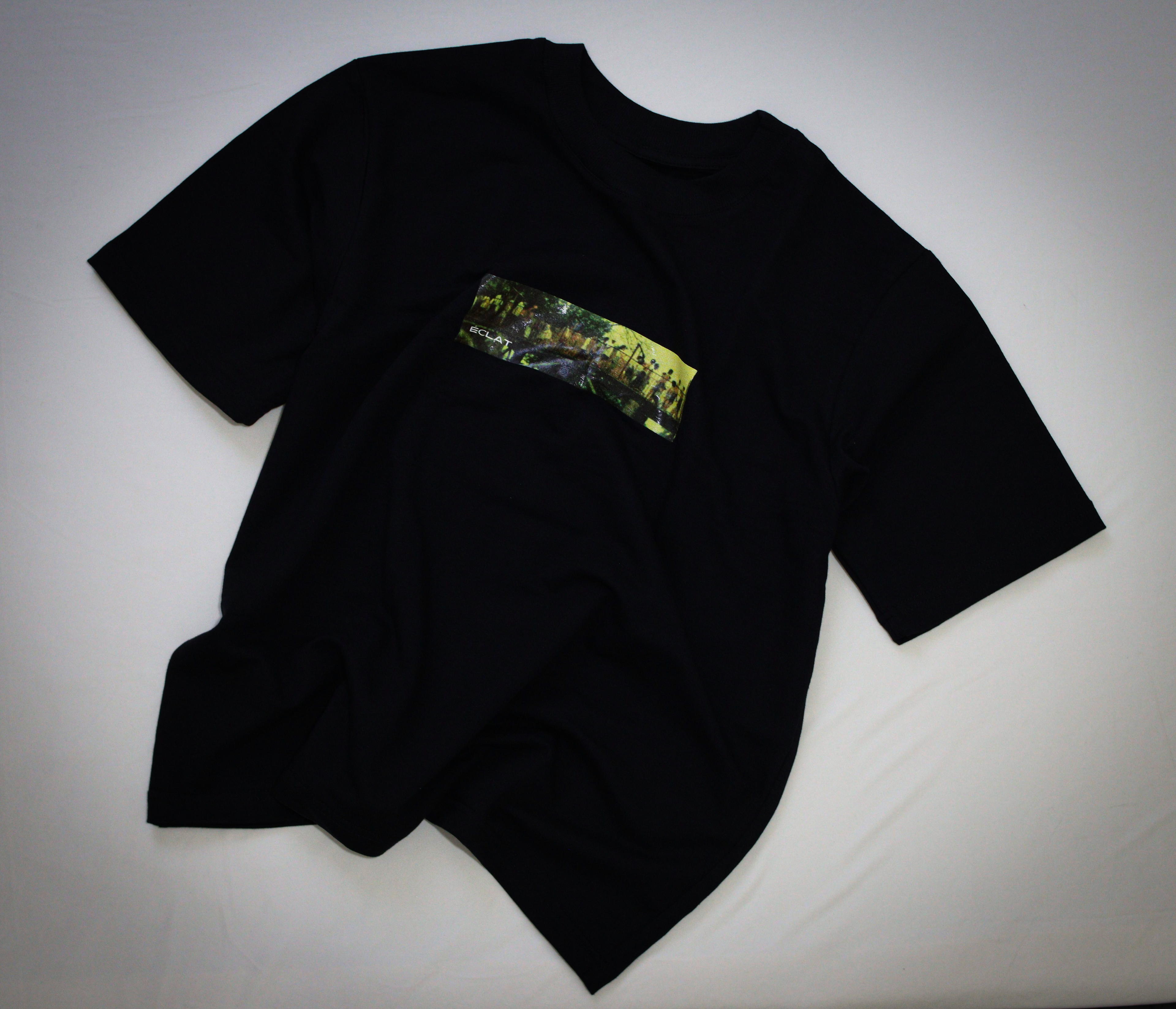 ÉCLAT TEE "BOX LOGO" PRETA