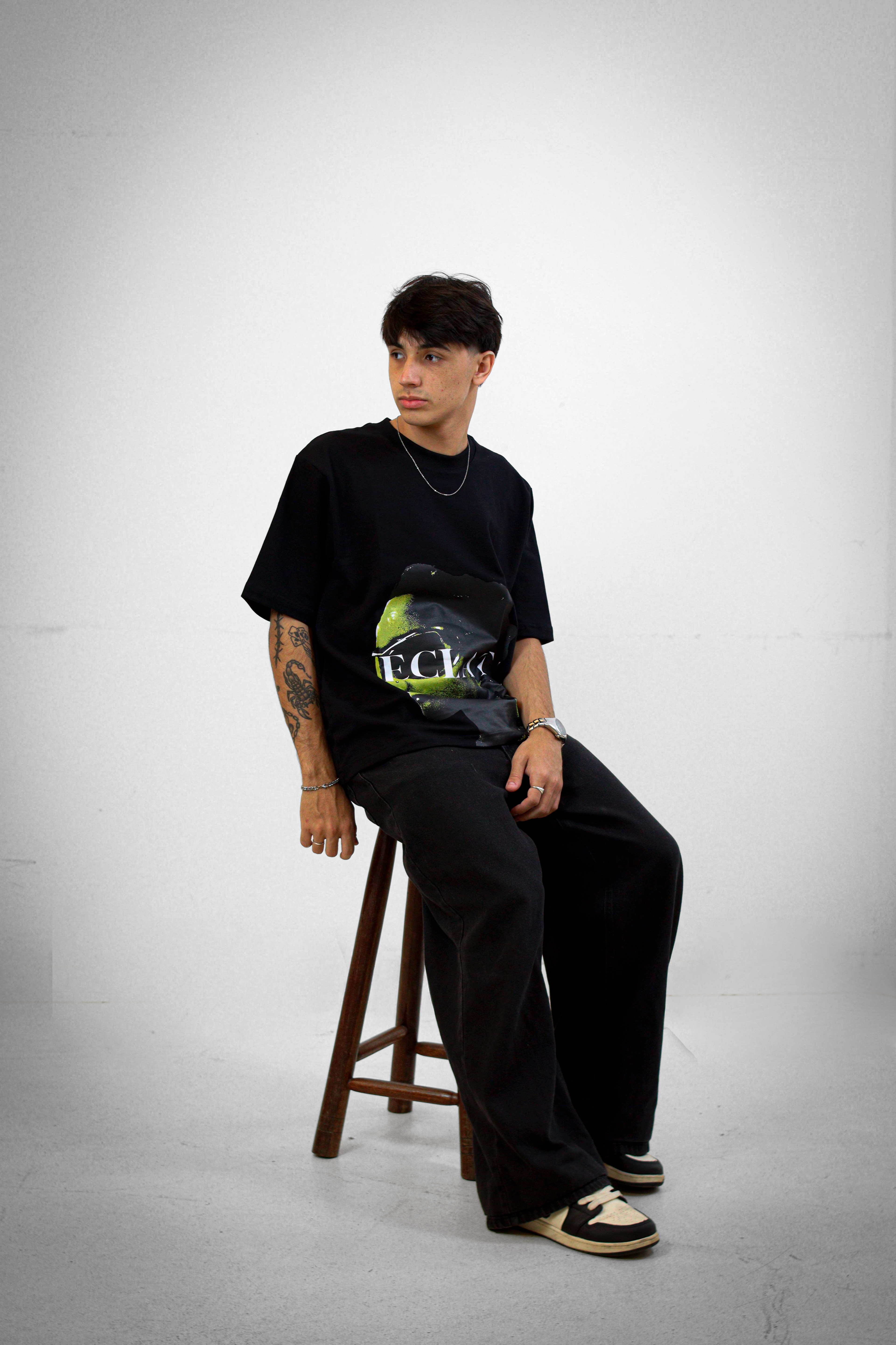 ÉCLAT TEE "GRIMBE" PRETA