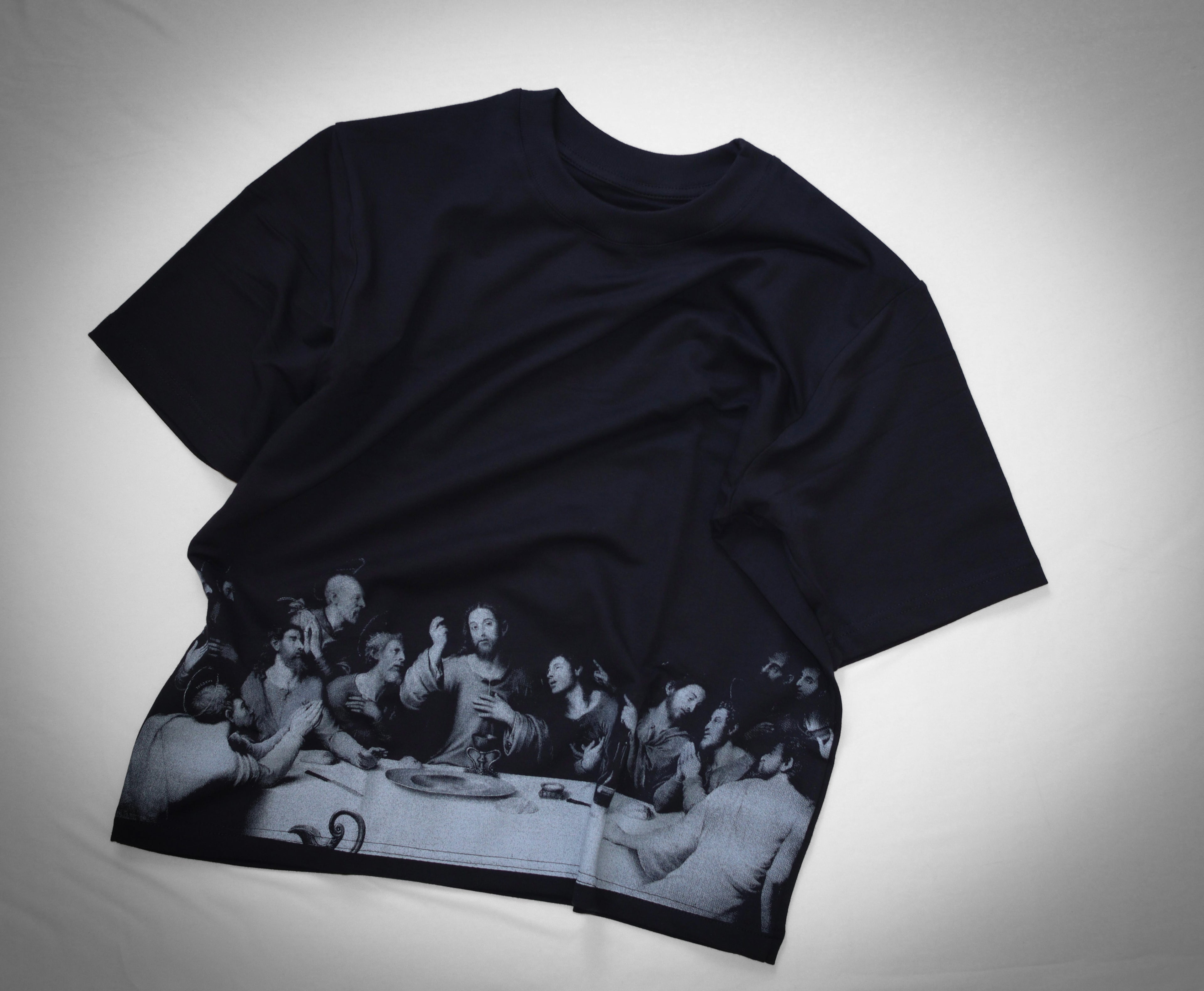 ÉCLAT TEE "SANTA CEIA" PRETA