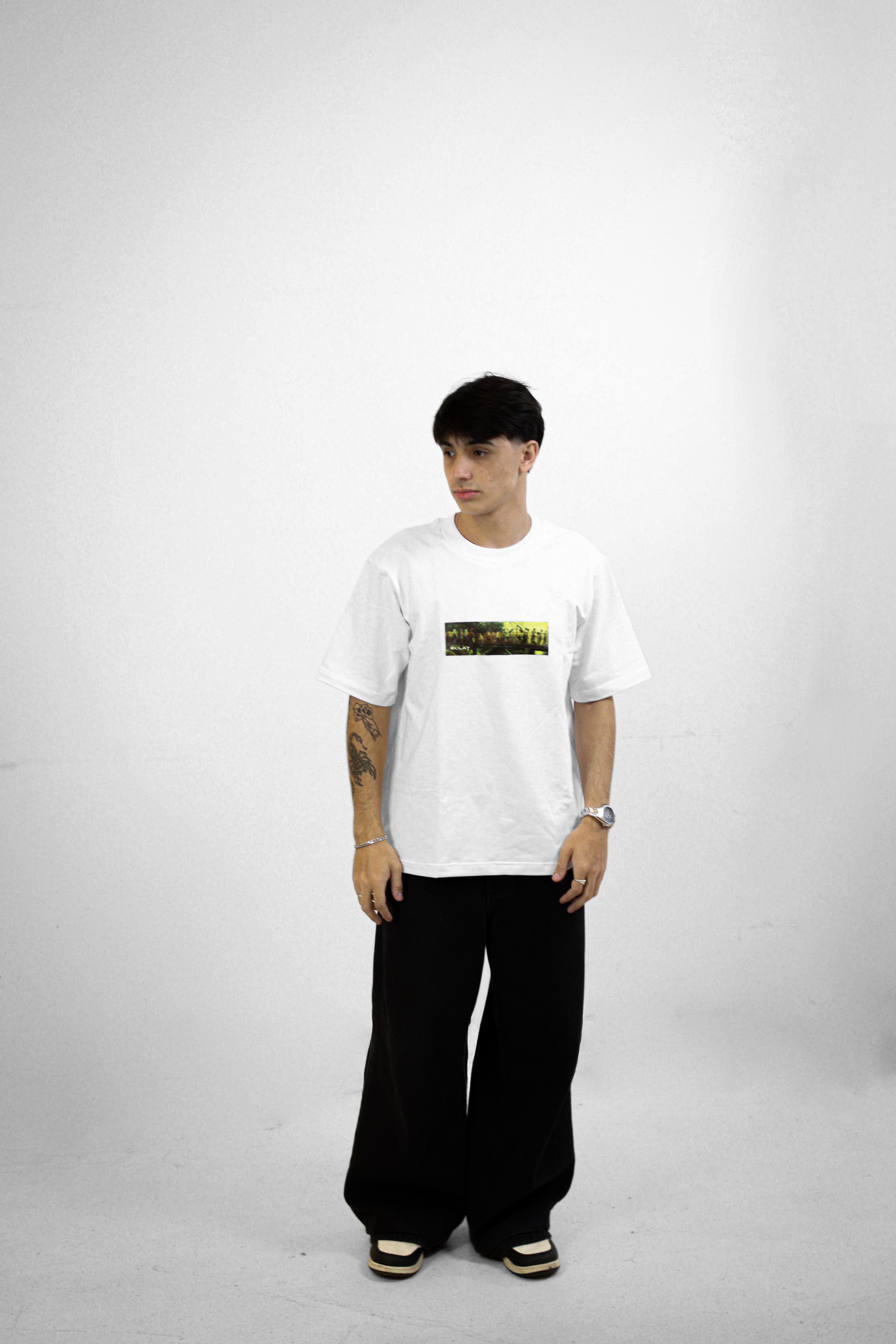 ÉCLAT TEE "LOGO BOX" BRANCA